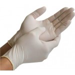 DISPOSABLE LIGHTLY - POWDERED LATEX GLOVES - SMALL (PK-110)